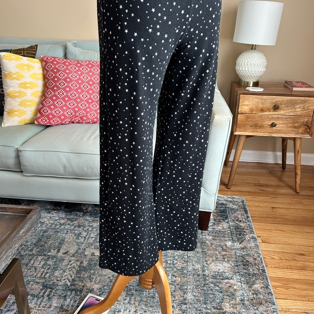 AQUA Girls Large 10/12 Star Print Jumpsuit Flare Leg Bloomingdale’s Exclusive - Picture 9 of 13